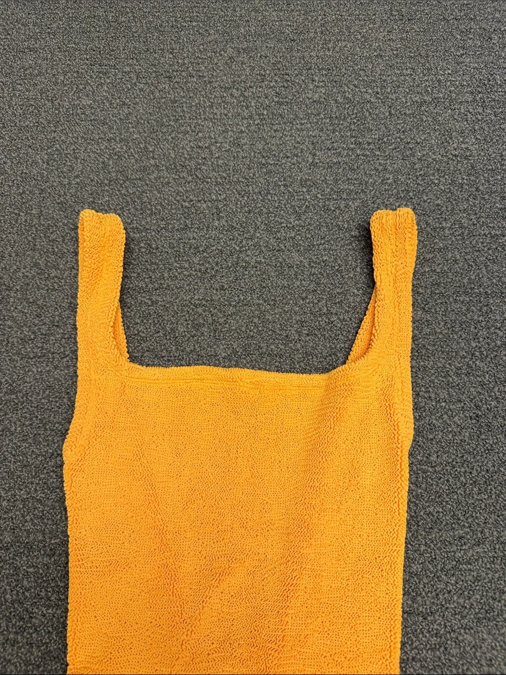 Hunza G One Piece Swimsuit in Orange - Picture 3 of 11